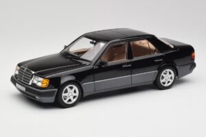 Mercedes 500E W124 Must Piiratud Väljaanne Norev 1:18 183949 Metall