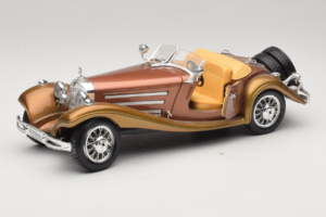 Mercedes 500K Roadster Vask Metallic Bburago 1:18 3020-P1 Metall - pilt 2/8