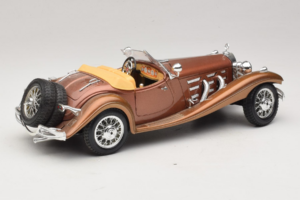 Mercedes 500K Roadster Vask Metallic Bburago 1:18 3020-P1 Metall - pilt 3/8