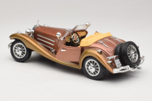 Mercedes 500K Roadster Vask Metallic Bburago 1:18 3020-P1 Metall - pilt 5/8