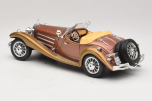 Mercedes 500K Roadster Vask Metallic Bburago 1:18 3020-P1 Metall - pilt 7/8