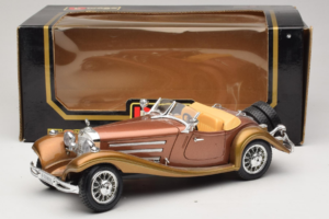 Mercedes 500K Roadster Vask Metallic Bburago 1:18 3020-P1 Metall - pilt 8/8