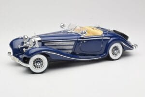 Mercedes 500K Special Roadster Sinine Maisto 1:18 56059 Metall