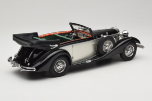 Mercedes 540K Kabriolett Must Hõbedane Cult Models 1:18 CML184-3 Metall - pilt 2/6