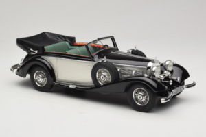 Mercedes 540K Kabriolett Must Hõbedane Cult Models 1:18 CML184-3 Metall - pilt 4/6
