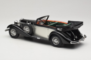 Mercedes 540K Kabriolett Must Hõbedane Cult Models 1:18 CML184-3 Metall - pilt 5/6