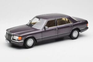 Mercedes 560 SEL W126 Lilla Metallic Norev 1:18 183544 Metall