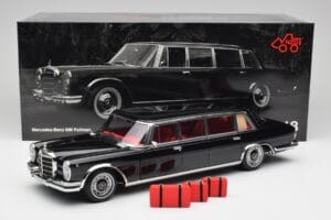 Mercedes 600 Pullman W100 Must NZG 1:18 1071/50 Metall - pilt 8/8
