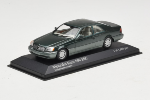 Mercedes 600 SEC W140 Roheline Metallik Minichamps 1:43 430032604 Metall - pilt 2/4