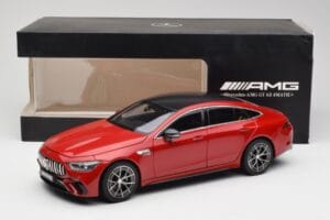 Mercedes AMG GT 63 S X290 Jupiter Punane Norev 1:18 B66961039 Metall - pilt 8/8