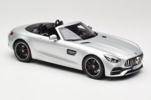 Mercedes AMG GT C Roadster R190 Hõbedane Norev 1:18 183453 Metall - pilt 4/6