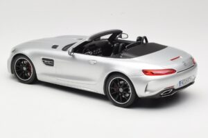 Mercedes AMG GT C Roadster R190 Hõbedane Norev 1:18 183453 Metall - pilt 5/6