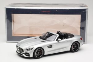 Mercedes AMG GT C Roadster R190 Hõbedane Norev 1:18 183453 Metall - pilt 6/6