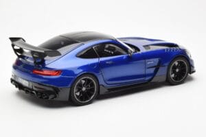 Mercedes AMG GT C190 Black Series Sinine Metallic Norev 1:18 183908 Metall - pilt 3/8
