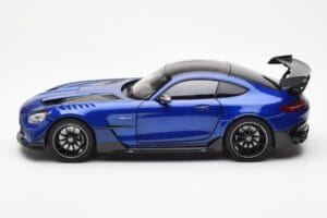 Mercedes AMG GT C190 Black Series Sinine Metallic Norev 1:18 183908 Metall - pilt 4/8
