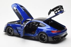 Mercedes AMG GT C190 Black Series Sinine Metallic Norev 1:18 183908 Metall - pilt 5/8