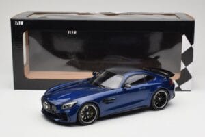 Mercedes AMG GT R C190 AMG Solarbeam Yellow Metallic Minichamps 1:18 155036022 Metall - pilt 6/6