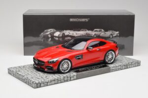 Mercedes Brabus AMG GT S C190 600 Mars Punane Minichamps 1:18 107032521 Metall - pilt 6/6