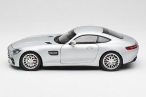 Mercedes AMG GT S C190 Designo Iridium Hõbedane Magno Norev 1:18 B66960485 Metall - pilt 4/8