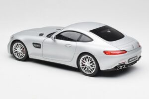 Mercedes AMG GT S C190 Designo Iridium Hõbedane Magno Norev 1:18 B66960485 Metall - pilt 7/8