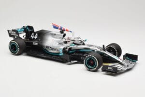 Mercedes AMG Petronas W10 #44 L. Hamilton Winner British GP 2019 Minichamps 1:18 110191044 Metall - pilt 4/6