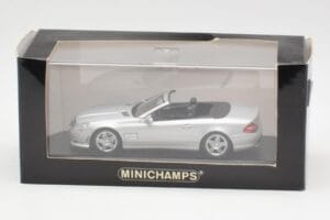 Mercedes AMG SL63 R230 Hõbe Wheels Type 2 Minichamps 1:43 SL63001 Metall - pilt 4/4
