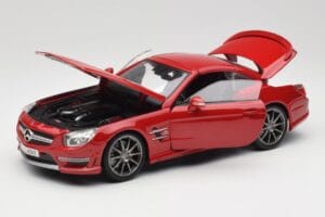 Mercedes AMG SL 63 R231 Punane Maisto 1:18 36199 Metall - pilt 2/8