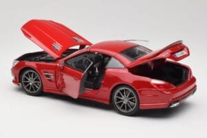 Mercedes AMG SL 63 R231 Punane Maisto 1:18 36199 Metall - pilt 5/8