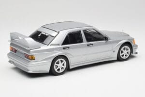 Mercedes 190E W201 2.5-16 EVO 2 Astral Hõbe Metallic Minichamps 1:18 155036101 Metall - pilt 2/6