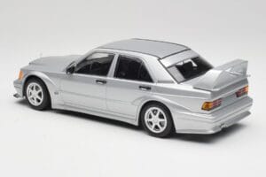 Mercedes 190E W201 2.5-16 EVO 2 Astral Hõbe Metallic Minichamps 1:18 155036101 Metall - pilt 5/6