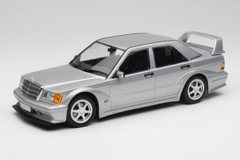 Mercedes 190E W201 2.5-16 EVO 2 Astral Hõbe Metallic Minichamps 1:18 155036101 Metall