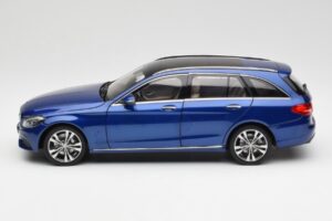 Mercedes C-Class S205 T-Modell Brilliant Sinine Metallik Norev 1:18 B66960257 Metall - pilt 4/8
