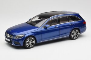 Mercedes C-Class S205 T-Modell Brilliant Sinine Metallik Norev 1:18 B66960257 Metall