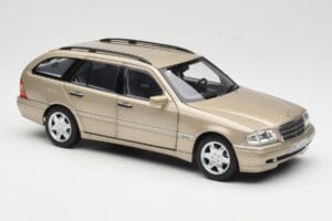 Mercedes C-Class T-Model W202 Smoke Silver Norev 1:18 183388 Metall - pilt 6/8