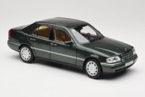 Mercedes C-Class W202 Malachite Green Norev 1:18 183372 Metall - pilt 4/8
