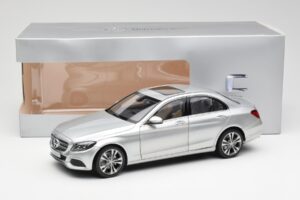Mercedes C-Class W205 Iridium Hõbedane Metallik Norev 1:18 B66960253 Metall - pilt 8/8