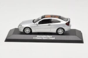 Mercedes C-Class W203 Sport Coupe Hõbedane Minichamps 1:43 B66961916 Metall