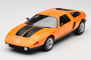 Mercedes C111 II White Autumn Metallic Norev 1:18 183050 Metall - pilt 8/10