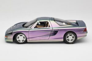 Mercedes C112 Lilla Guiloy 1:18 GI001 Metall - pilt 4/8