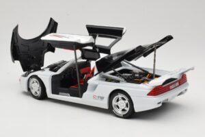 Mercedes C112 Sport Valge & Must Guiloy 1:18 68521 Metall - pilt 5/8