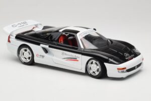 Mercedes C112 Sport Valge & Must Guiloy 1:18 68521 Metall - pilt 6/8