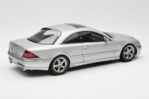 Mercedes CL500 C215 Lorinser Silver Metallic AUTOart 1:18 70121 Metall - pilt 3/8