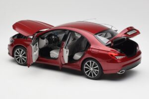 Mercedes CLA C117 Designo Patagonia Punane Metallik Norev 1:18 B66960131 Metall - pilt 5/8