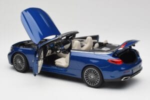 Mercedes CLE Kabriolett A236 Sinine Norev 1:18 B66960653 Metall - pilt 6/9
