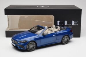 Mercedes CLE Kabriolett A236 Sinine Norev 1:18 B66960653 Metall - pilt 9/9