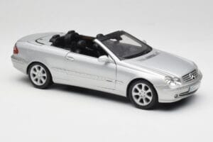 Mercedes CLK 500 Kabriolett Elegance A209 Hõbe Kyosho 1:18 B66962172 Metall - pilt 6/8