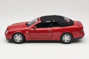 Mercedes CLK A208 Kabriolett Punane Anson 1:18 30338 Metall - pilt 4/8