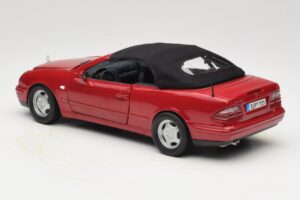Mercedes CLK A208 Kabriolett Punane Anson 1:18 30338 Metall - pilt 7/8