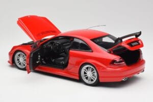 Mercedes CLK DTM AMG C209 Mars Punane Kyosho 1:18 08461R Metall - pilt 5/8