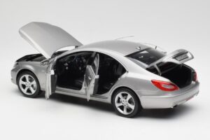Mercedes CLS C218 Designo Alubeam Titanium Norev 1:18 B66961298 Metall - pilt 5/8